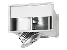 Vorwärts gekrümmte Kanalventilatoren