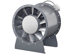 Brandgas-Axial-Mitteldruckventilatoren
